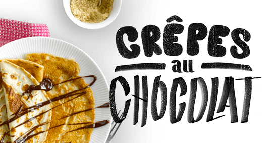 Crêpes au chocolat
